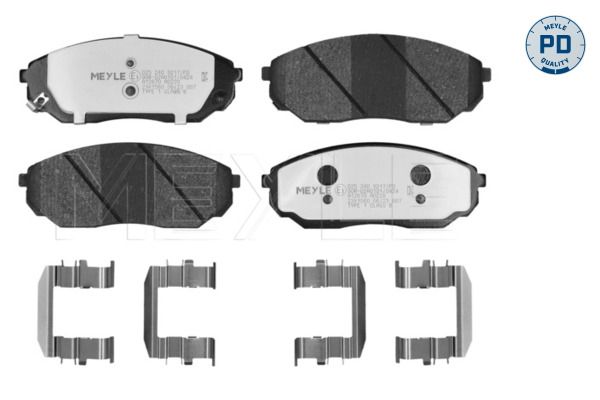 Meyle 0252409217W Колодки гальмівні (передні) Kia Sorento 02-