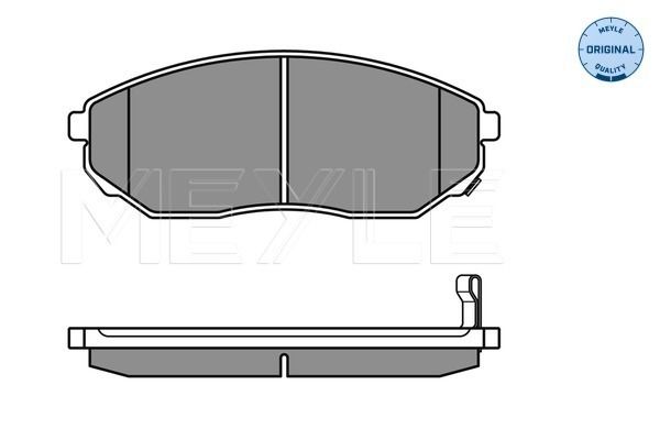 Meyle 0252409217W Колодки гальмівні (передні) Kia Sorento 02-