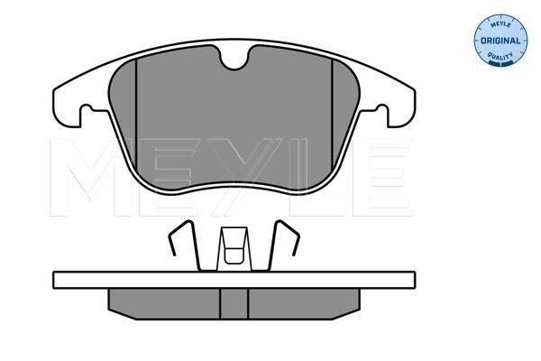 Meyle 0252412319 Колодки гальмівні (передні) Land Rover Freelander/Ford Mondeo IV 1.8-2.5 07-