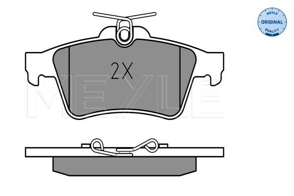 Meyle 0252413716 Колодки гальмівні (задні) Ford Connect 02-