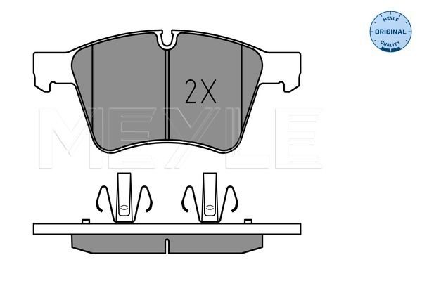 Meyle 0252415120 Колодки гальмівні (передні) MB GL-class (X164)/M-class (W164)/R-class (W251/V251) 0