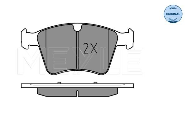 Meyle 0252415120 Колодки гальмівні (передні) MB GL-class (X164)/M-class (W164)/R-class (W251/V251) 0