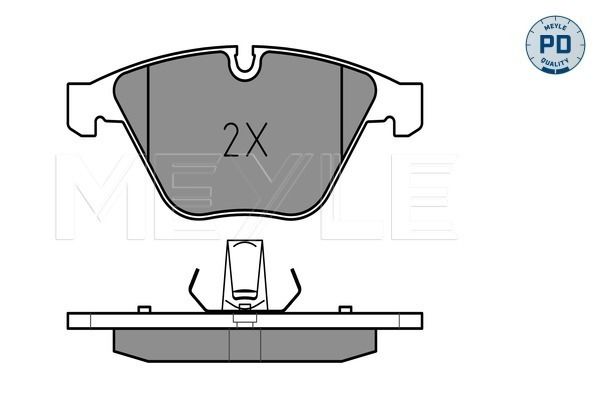 Meyle 0252416120PD Колодки гальмівні (передні) BMW 3 (E90-E93) 04-13