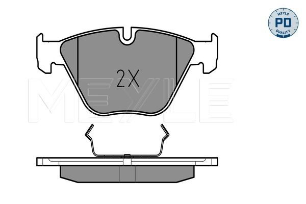 Meyle 0252416120PD Колодки гальмівні (передні) BMW 3 (E90-E93) 04-13