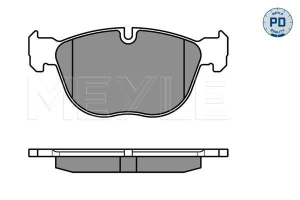 Meyle 0252417019PD Колодки гальмівні (передні) BMW X5/X6 06-
