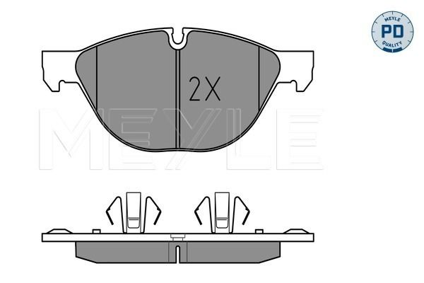 Meyle 0252417219PD Колодки гальмівні (передні) BMW X5/ X6 07-