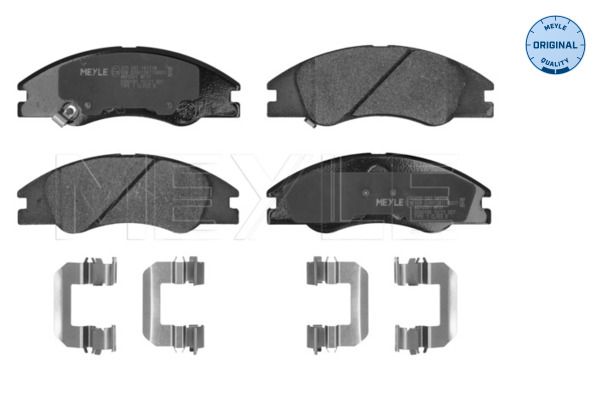 Meyle 0252421817W Колодки гальмівні (передні) Kia Cerato 04-