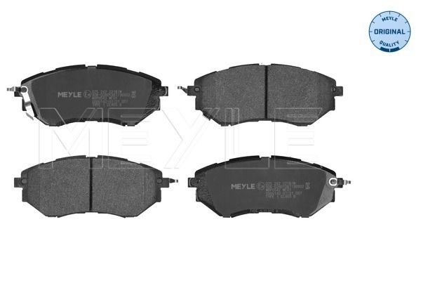Meyle 0252422218W Колодки гальмівні (передні) Subaru Legacy IV 2.0-3.0 03-09
