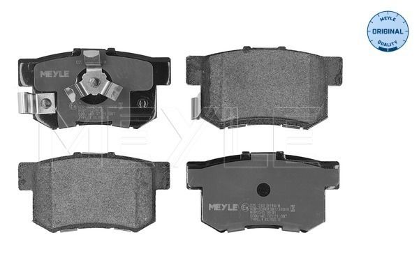 Meyle 0252423114W Колодки гальмівні (задні) Honda Accord IV/V/VI/VII 89-12/Civic VI/VII/VIII 94-/CR-
