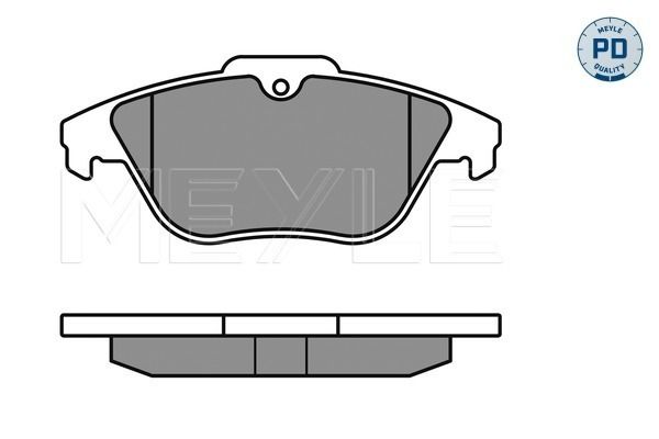 Meyle 0252425317PD Колодки гальмівні (задні) MB C-class (W204/C204)/E-class (C207/A207) 1.6-5.5 07-