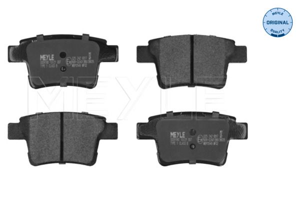 Meyle 0252426017 Колодки гальмівні (задні) Ford Mondeo III 1.8-2.2 00-09