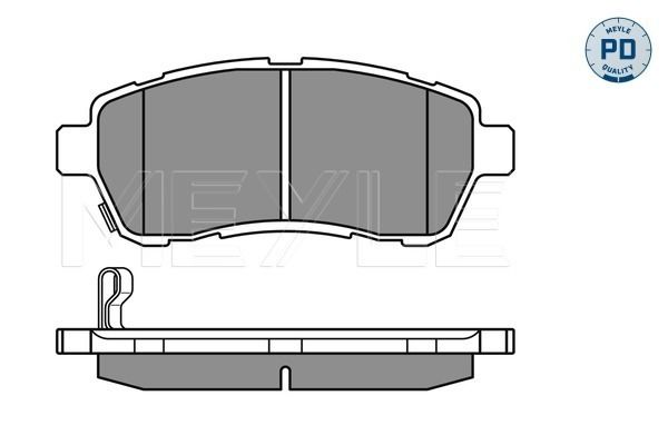 Meyle 0252428316PD Колодки гальмівні (передні) Ford Fiesta 08- (TRW)