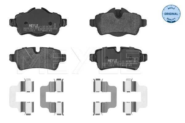 Meyle 0252428917 Колодки гальмівні (задні) Mini (R50/R53/R56)/Roadster (R59)/Clubman (R55) 06-06