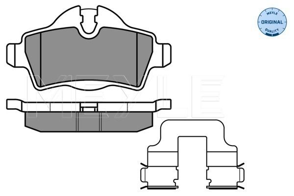 Meyle 0252428917 Колодки гальмівні (задні) Mini (R50/R53/R56)/Roadster (R59)/Clubman (R55) 06-06