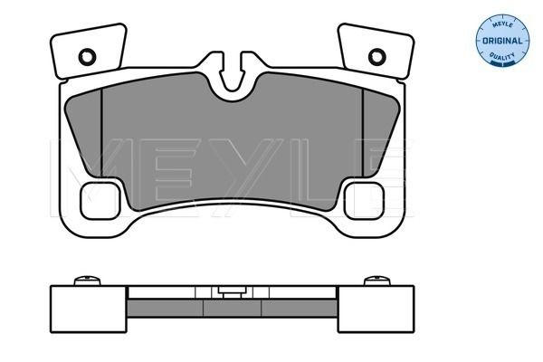 Meyle 0252429616PD Колодки гальмівні (задні) Audi Q7/ Porsche Cayenne/ VW Touareg 04-10