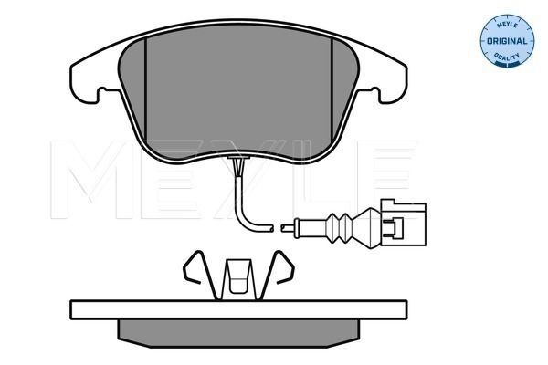 Meyle 0252433219W Колодки гальмівні (передні) VW Tiguan/Sharan 07- (з датчиком)