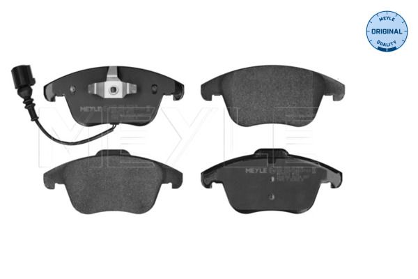 Meyle 0252433219W Колодки гальмівні (передні) VW Tiguan/Sharan 07- (з датчиком)