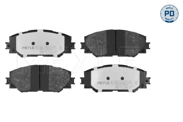 Meyle 0252433617PD Колодки гальмівні (передні) Toyota RAV4 III 06-/Auris 07-