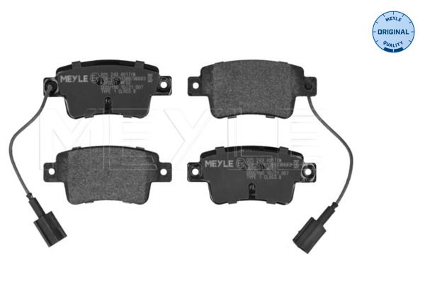 Meyle 0252435117PD Колодки гальмівні (передні) Hyundai Santa Fe II/III/Genesis 06-/Kia Sorento/Ssang
