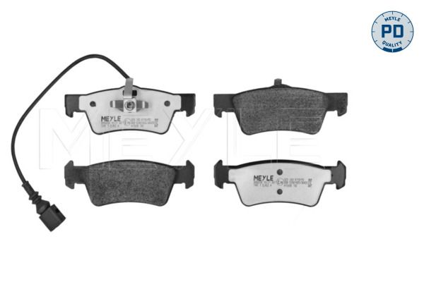 Meyle 0252436719PD Колодки гальмівні (задні) VW T5 03- (Ate) (з датчиком)