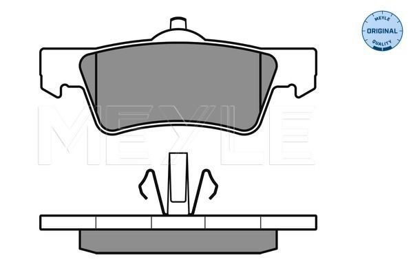 Meyle 0252436719W Колодки гальмівні (задні) VW T5 03- (Ate)