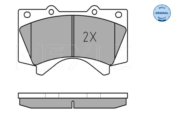 Meyle 0252439116W Колодки гальмівні (передні) Fiat Sedici/Suzuki SX4 06-