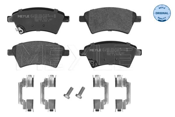 Meyle 0252439116W Колодки гальмівні (передні) Fiat Sedici/Suzuki SX4 06-