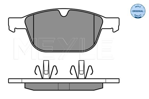 Meyle 0252439920 Колодки гальмівні (передні) Volvo XC60/XC90 02-