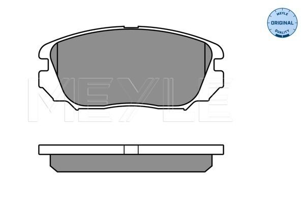 Meyle 0252441519W Колодки гальмівні (передні) Opel Insignia 08-