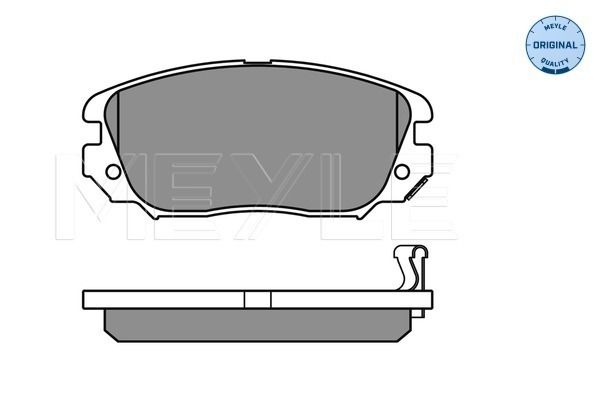 Meyle 0252441519W Колодки гальмівні (передні) Opel Insignia 08-