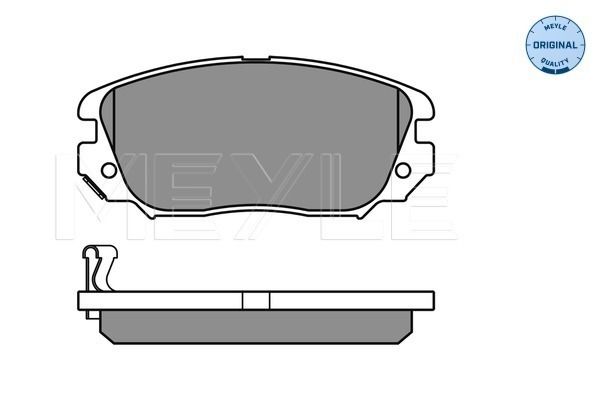 Meyle 0252441519W Колодки гальмівні (передні) Opel Insignia 08-