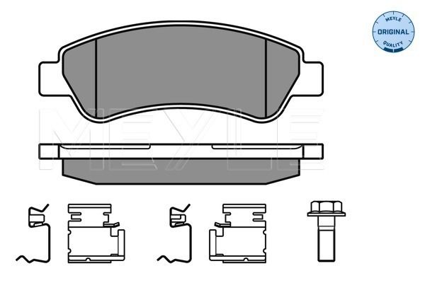 Meyle 0252446519 Колодки гальмівні (задні) Fiat Ducato/Peugeot Boxer 06-