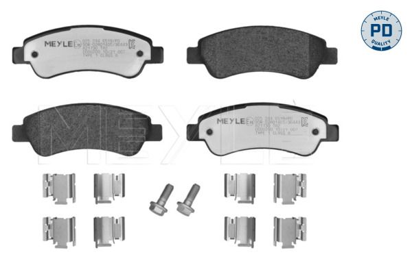 Meyle 0252446519PD Колодки гальмівні (задні) Fiat Ducato/Peugeot Boxer 06-