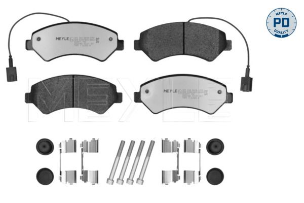 Meyle 02524466191PD Колодки гальмівні (передні) Citroen Jumper/Fiat Ducato/Peugeot Boxer 2.0-3.0HDi