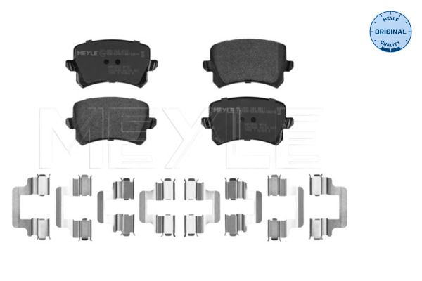 Meyle 0252448317 Колодки гальмівні (задні) Audi A6/VW CC 1.8TSI/2.0TDI 10- (TRW)