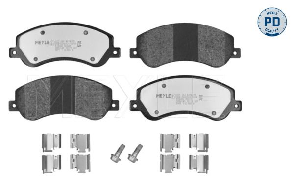 Meyle 0252448419PD Колодки гальмівні (передні) Ford Transit 06- (RWD) (Bosch)/(з датчиками)