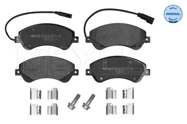 Meyle 0252448518W Колодки гальмівні (передні) Ford Transit V347 06- (FWD)