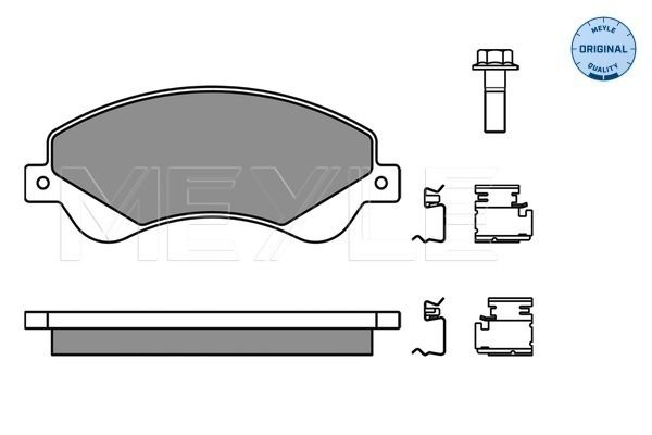 Meyle 0252448518W Колодки гальмівні (передні) Ford Transit V347 06- (FWD)