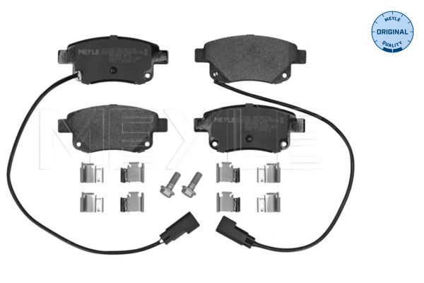 Meyle 0252448617W Колодки гальмівні (задні) Ford Transit V347 06-
