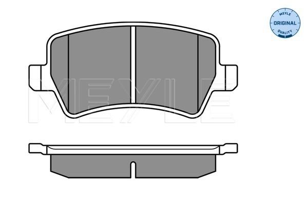 Meyle 0252449617 Колодки гальмівні (задні) Ford Galaxy/S-Max 06-15/Volvo S60/S80/V60/V70/XC60/XC70 0