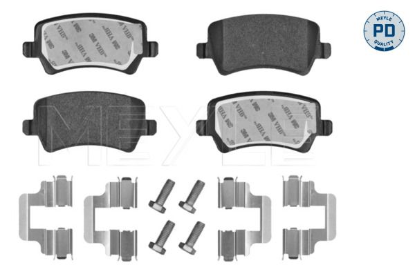 Meyle 0252449617PD Колодки гальмівні (задні) Ford Galaxy/S-Max 06-15/Volvo S60/S80/V60/V70/XC60/XC70