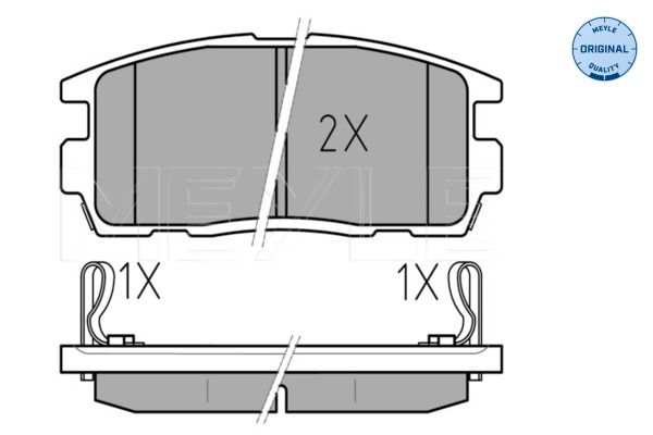 Meyle 0252450116PD Колодки гальмівні (передні) Hyundai i40/ix35/Kia Sportage 10-