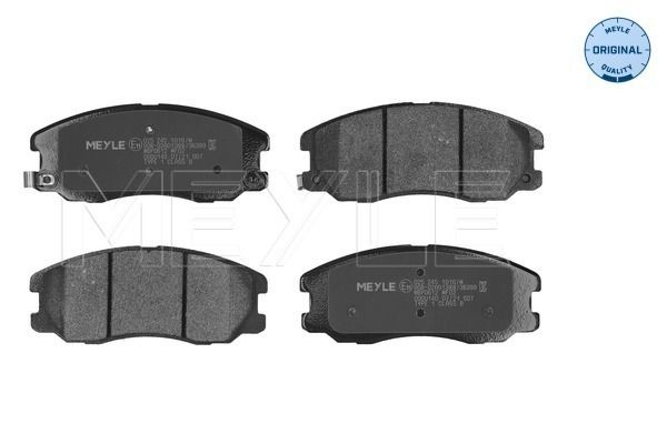 Meyle 0252451016W Колодки гальмівні (передні) Chevrolet Captiva/Opel Antara 2.0-3.2 CDTI 06-