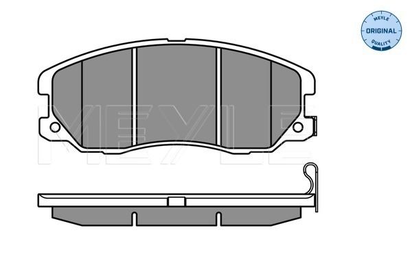 Meyle 0252451016W Колодки гальмівні (передні) Chevrolet Captiva/Opel Antara 2.0-3.2 CDTI 06-