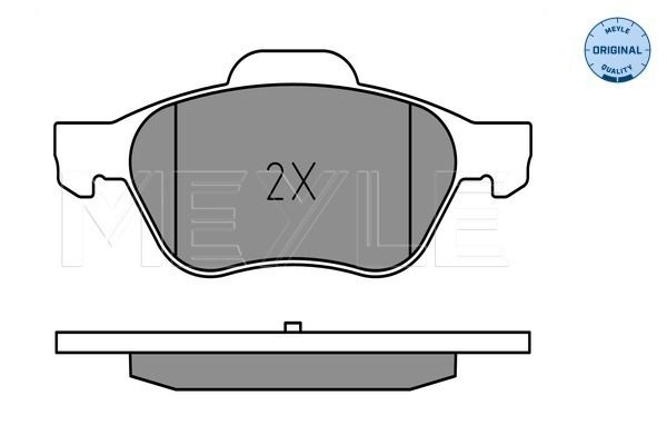 Meyle 0252453518 Колодки гальмівні (передні) Renault Megane II/Scenic II 1.4-2.0D 02-
