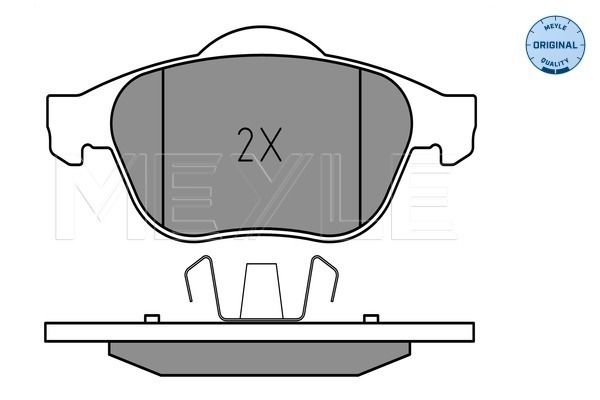 Meyle 0252453618 Колодки гальмівні (передні) Renault Laguna II/Espace IV 02- (Ate)