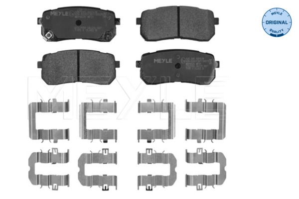Meyle 0252455915W Колодки гальмівні (задні) Hyundai H-1/Starex 08-/Kia Carnival 06-