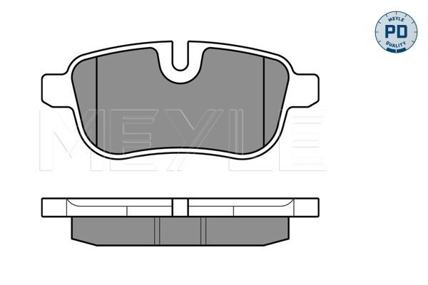 Meyle 0252456118 Колодки гальмівні (задні) BMW 5/X3 (E83) 10-