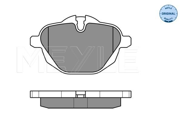 Meyle 0252456118PD Колодки гальмівні (задні) BMW 5 (F10-11/G30-31)/X3 (F25/G01) /X5 (G05) 10-