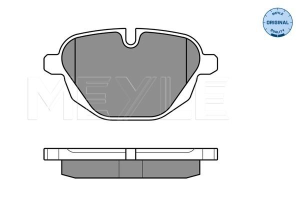 Meyle 0252456118PD Колодки гальмівні (задні) BMW 5 (F10-11/G30-31)/X3 (F25/G01) /X5 (G05) 10-